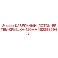 Герметичная крышка Epiroc для ответвлений кабельных лотков 120 мм