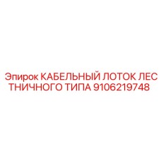 9106219748 КАБЕЛЬНЫЙ ЛОТОК ЛЕСТНИЧНОГО ТИПА Epiroc