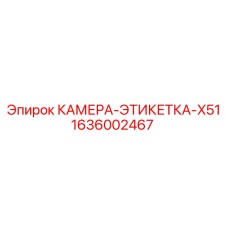 Изображение камеры-этикетки X51 Epiroc артикул 1636002467