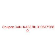 9106172580 CAN-КАБЕЛЬ Epiroc