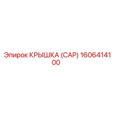 1606414100 КРЫШКА (CAP) Epiroc