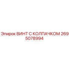2695078994 ВИНТ С КОЛПАЧКОМ Epiroc