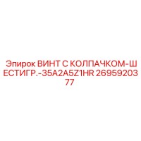 2695920377 ВИНТ С КОЛПАЧКОМ-ШЕСТИГР.-35A2A5Z1HR Epiroc