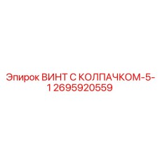 2695920559 ВИНТ С КОЛПАЧКОМ-5-1 Epiroc