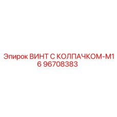 Фото винта с колпачком M16 Epiroc 96708383 для бурового оборудования