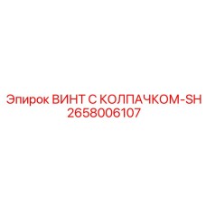 2658006107 ВИНТ С КОЛПАЧКОМ-SH Epiroc
