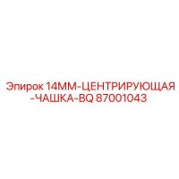 87001043 14ММ-ЦЕНТРИРУЮЩАЯ-ЧАШКА-BQ Epiroc