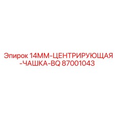 87001043 14ММ-ЦЕНТРИРУЮЩАЯ-ЧАШКА-BQ Epiroc