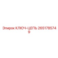 2651785749 КЛЮЧ-ЦЕПЬ | Epiroc