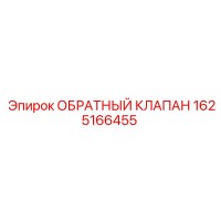 1625166455 ОБРАТНЫЙ КЛАПАН Epiroc