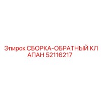 52116217 СБОРКА-ОБРАТНЫЙ КЛАПАН Epiroc