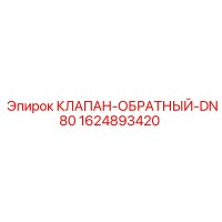 1624893420 КЛАПАН-ОБРАТНЫЙ-DN80 Epiroc