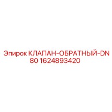 Фото обратного клапана Epiroc артикул 1624893420 DN80