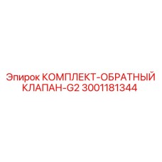Изображение комплекта обратного клапана G2 Epiroc 3001181344