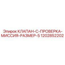 1202852202 КЛАПАН C ПРОВЕРКА МИССИЯ РАЗМЕР 5 Epiroc