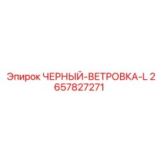 2657827271 ЧЕРНЫЙ-ВЕТРОВКА-L Epiroc