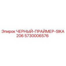 5730006576 ЧЕРНЫЙ ПРАЙМЕР SIKA206 Epiroc
