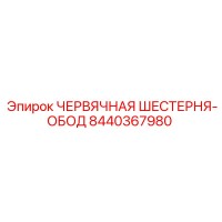 8440367980 ЧЕРВЯЧНАЯ ШЕСТЕРНЯ-ОБОД | Epiroc
