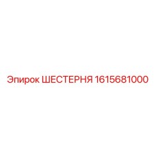 1615681000 ШЕСТЕРНЯ Epiroc