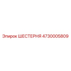 4730005809 ШЕСТЕРНЯ Эпирок