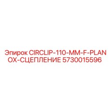 5730015596 CIRCLIP-110-MM-F-PLANOX-СЦЕПЛЕНИЕ Epiroc