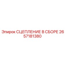 Оригинальное сцепление Epiroc 2657181380 в сборе