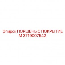 3719007542 ПОРШЕНЬ, С ПОКРЫТИЕМ Epiroc