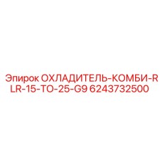 6243732500 ОХЛАДИТЕЛЬ-КОМБИ-RLR-15-TO-25-G9 Epiroc