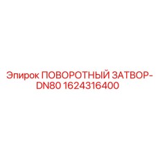 1624316400 ПОВОРОТНЫЙ ЗАТВОР-DN80 Epiroc