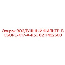 6211452500 ВОЗДУШНЫЙ ФИЛЬТР-В СБОРЕ-K17-A-K50 Epiroc