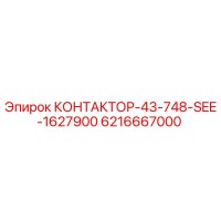 6216667000 КОНТАКТОР-43-748-SEE-1627900 Epiroc