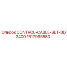 1617995580 CONTROL-CABLE-SET-BD2400 Epiroc
