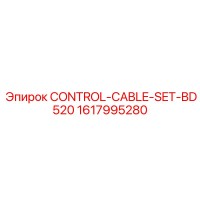 1617995280 CONTROL-CABLE-SET-BD520 Epiroc