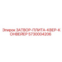 5730004206 ЗАТВОР-ПЛИТА-КВЕР-КОНВЕЙЕР Epiroc
