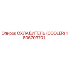 1606703701 Охладитель (Cooler) Epiroc