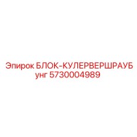 5730004989 БЛОК-КУЛЕРВЕРШРАУБунг Epiroc