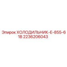 2236206043 ХОЛОДИЛЬНИК-E-855-61B Epiroc