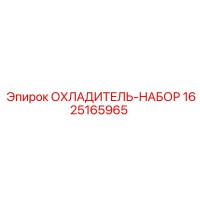1625165965 ОХЛАДИТЕЛЬ-НАБОР Epiroc