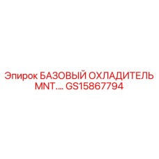 GS15867794 БАЗОВЫЙ ОХЛАДИТЕЛЬ MNT Epiroc