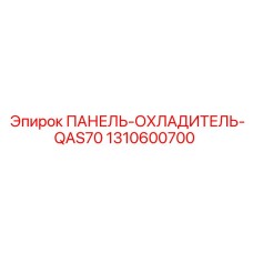1310600700 ПАНЕЛЬ-ОХЛАДИТЕЛЬ-QAS70 Epiroc