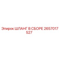 2657017527 ШЛАНГ В СБОРЕ Epiroc