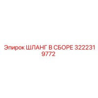 3222319772 ШЛАНГ В СБОРЕ Epiroc