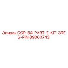 89000743 COP-54-PART-E-KIT-3REG-PIN Epiroc