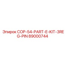 89000744 COP-54-PART-E-KIT-3REG-PIN Epiroc