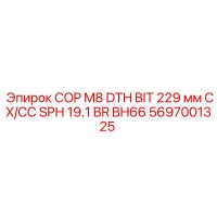 5697001325 COP M8 DTH BIT 229 мм CX/CC SPH 19.1 BR BH66 Epiroc