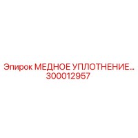 300012957 МЕДНОЕ УПЛОТНЕНИЕ Epiroc