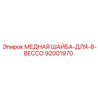 92001970 МЕДНАЯ ШАЙБА-ДЛЯ-8-BECCO Epiroc