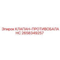 2658349257 КЛАПАН-ПРОТИВОБАЛАНС Epiroc