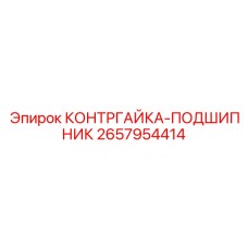 2657954414 КОНТРГАЙКА-ПОДШИПНИК (Epiroc)