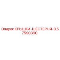57590390 КРЫШКА-ШЕСТЕРНЯ-B Epiroc